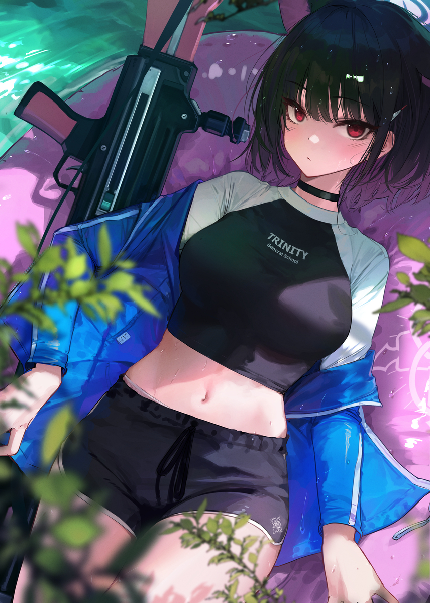 This is a pixiv picture whose title is ラッシュガードのカズサ🏊‍♂️💦.