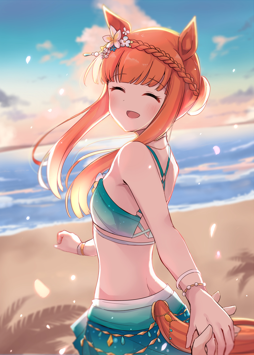 This is a pixiv picture whose title is ひと夏の想い出.