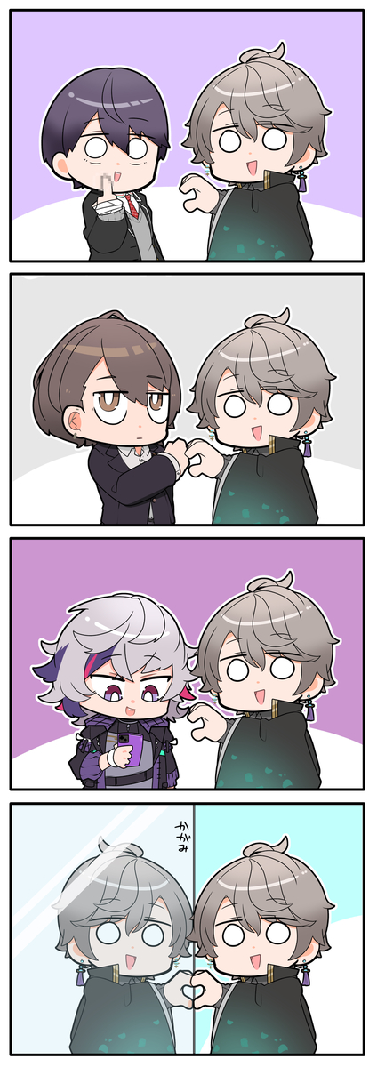 This is a pixiv picture whose title is ろふまおハートポーズ.