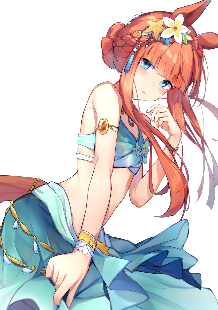This is a pixiv picture whose title is 水着スズカさん.