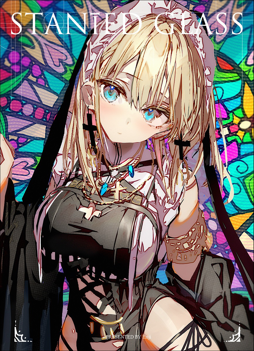 This is a pixiv picture whose title is 『STAiNED GLASS』.