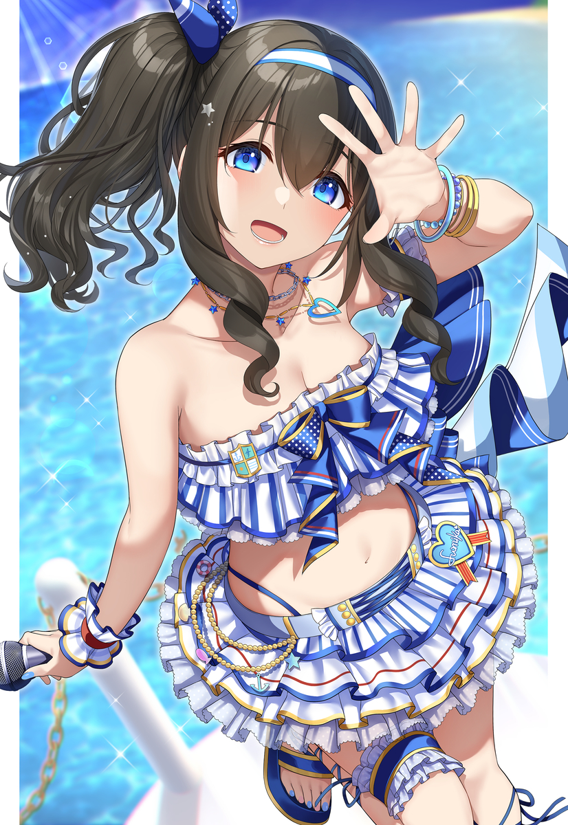 This is a pixiv picture whose title is 夏仕様な水着文香.