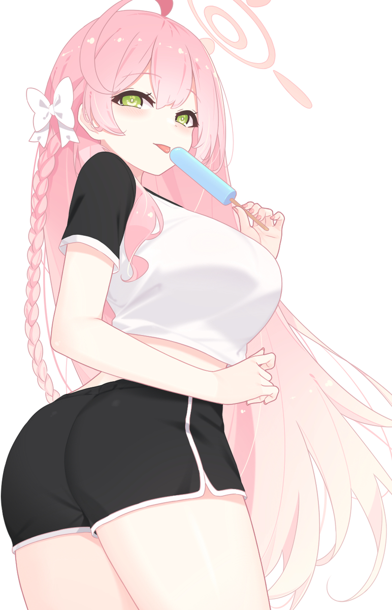 This is a pixiv picture whose title is 🖤ハナコ.