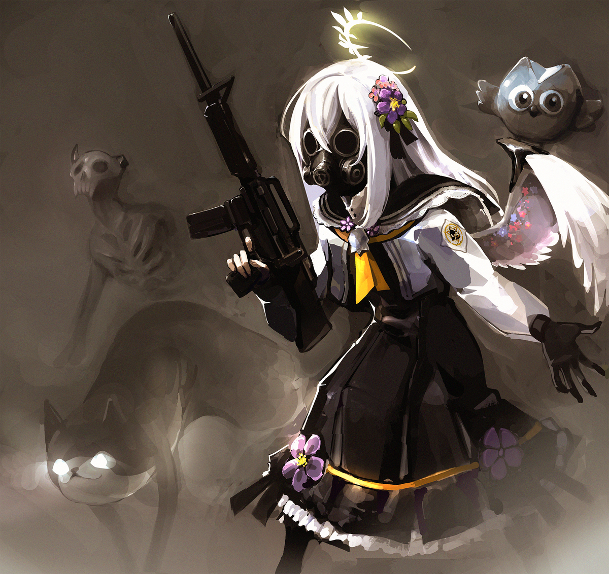 This is a pixiv picture whose title is 가자 모모프렌즈.