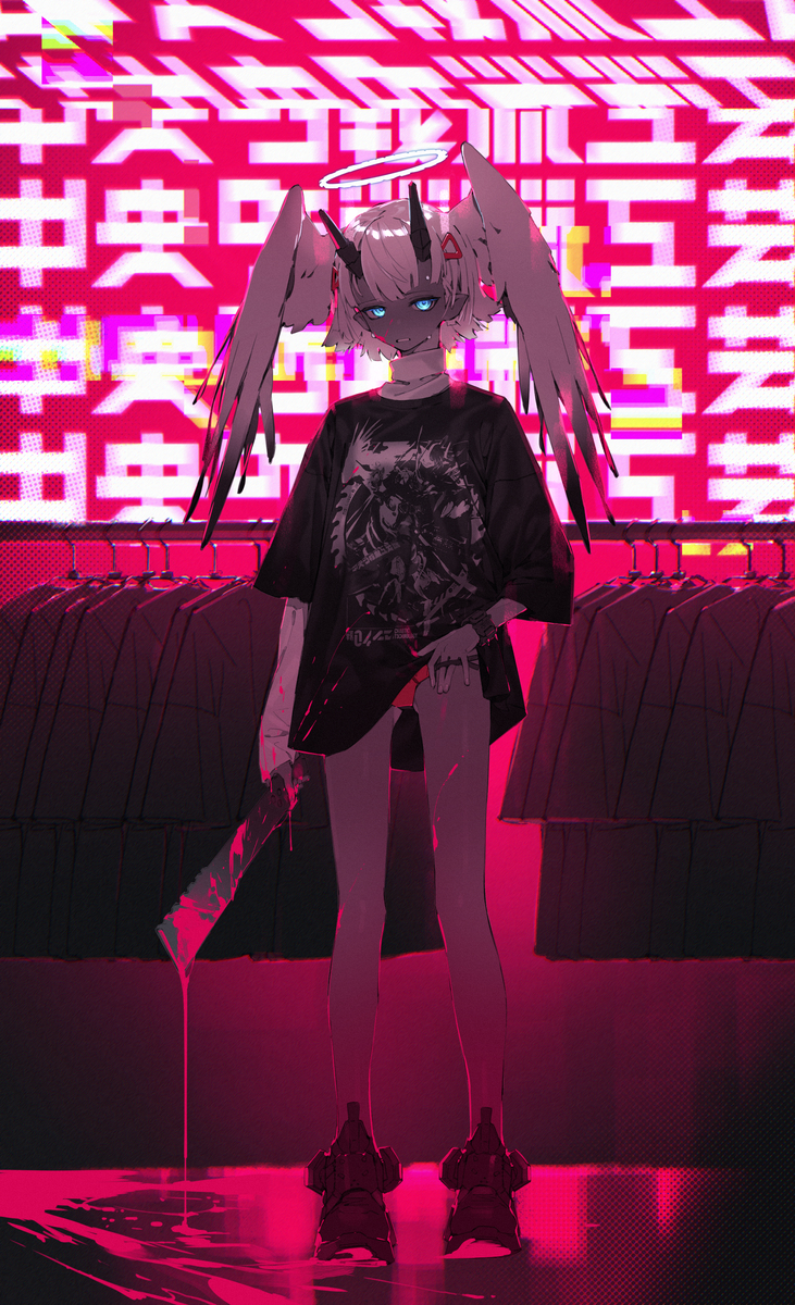 This is a pixiv picture whose title is ɴᴏᴡ ᴏɴ sᴀʟᴇ.