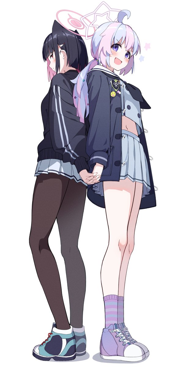 This is a pixiv picture whose title is Kazusa X Reisa.