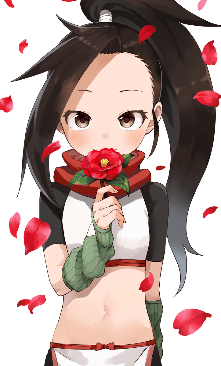 This is a pixiv picture whose title is くノ一ツバキ最終巻でました.