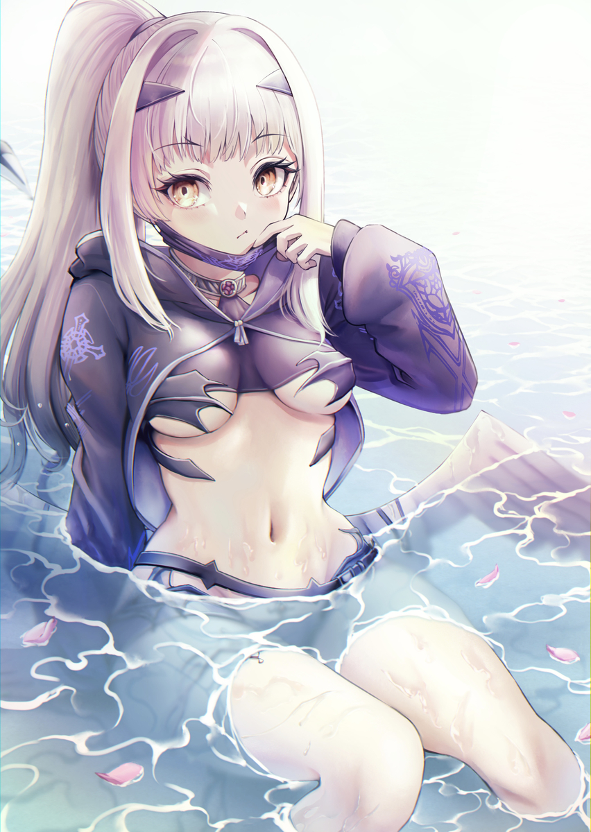 This is a pixiv picture whose title is 水着メリュジーヌ.