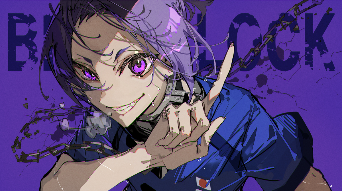 This is a pixiv picture whose title is 御影玲王.