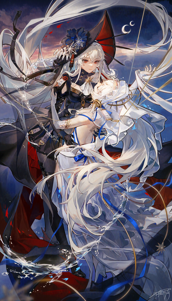 This is a pixiv picture whose title is 归溟幽灵鲨-生而为一.