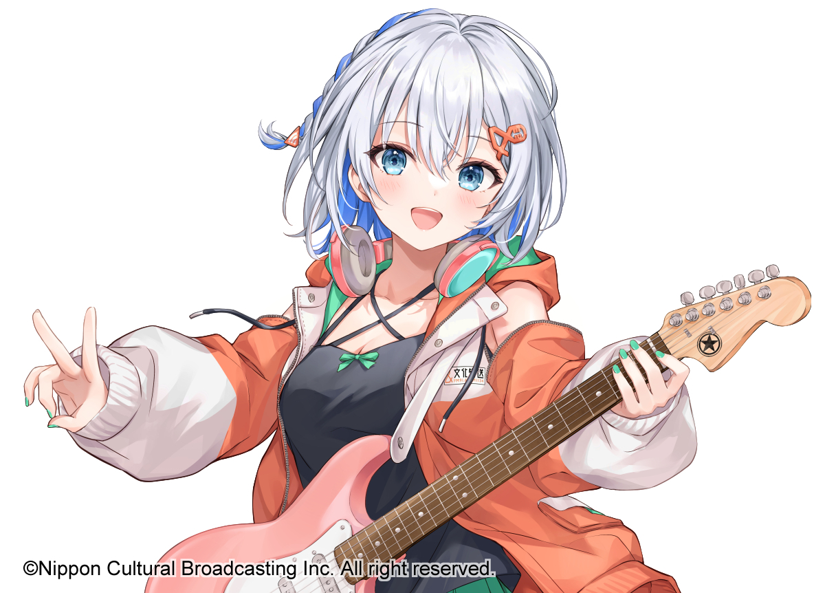 This is a pixiv picture whose title is 🎸.