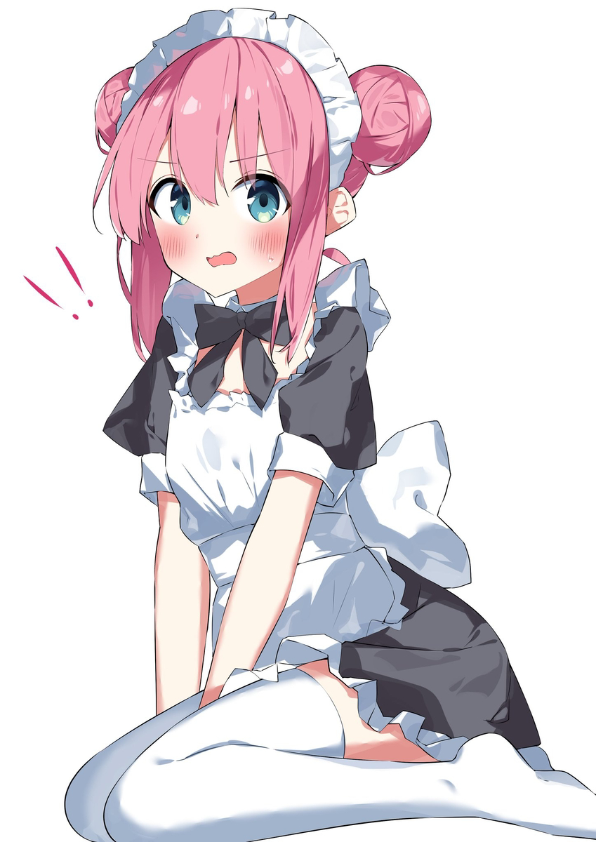 This is a pixiv picture whose title is 団子メイドぼっち‼️.