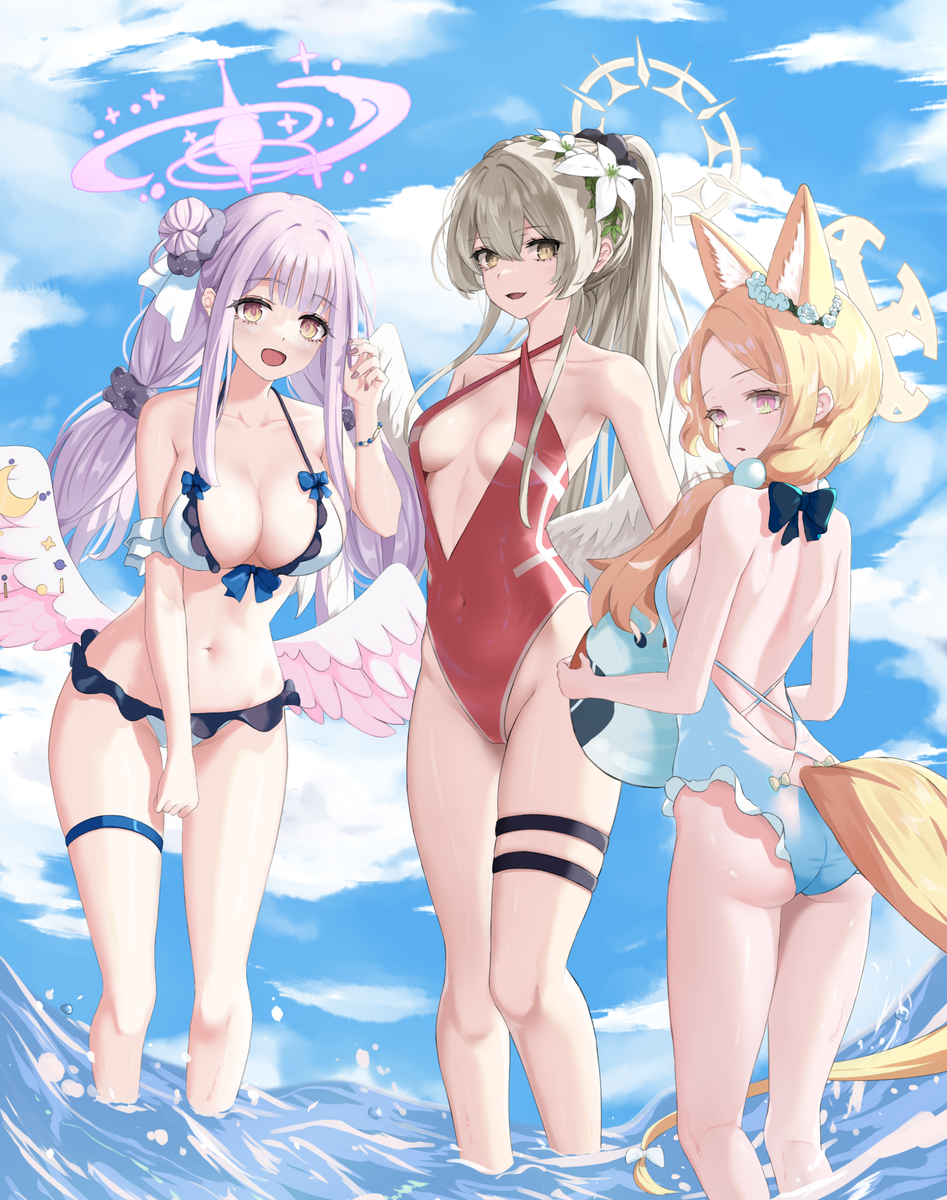 This is a pixiv picture whose title is Beachside Teaparty.