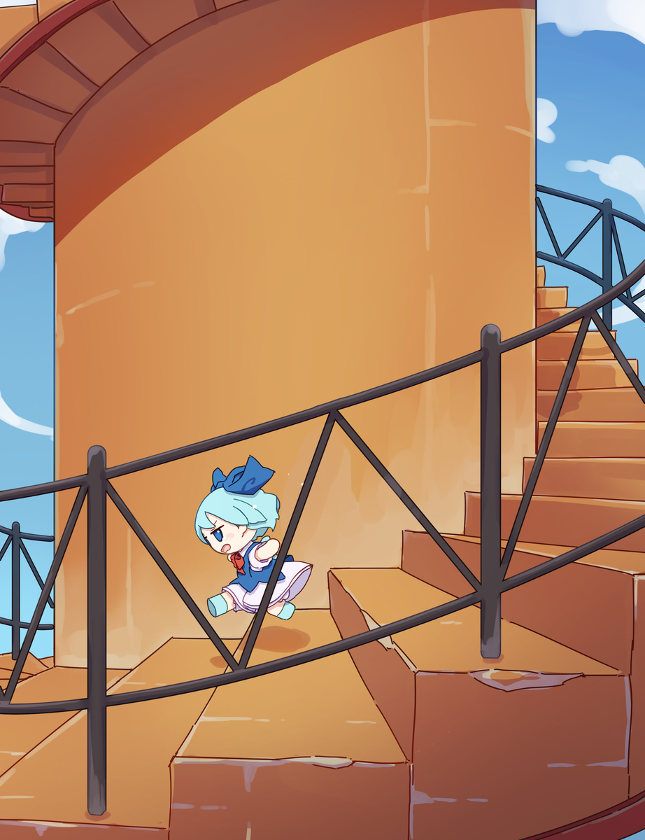 This is a pixiv picture whose title is 逃げる.