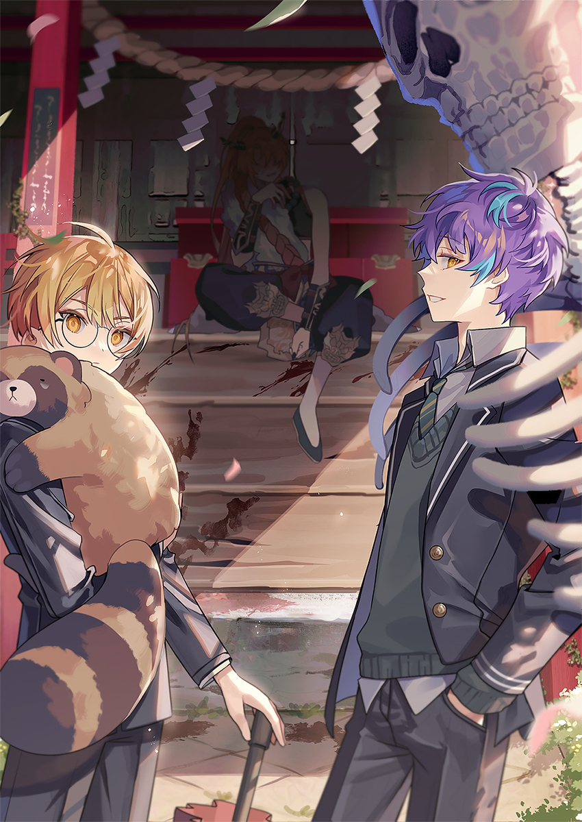 This is a pixiv picture whose title is p.