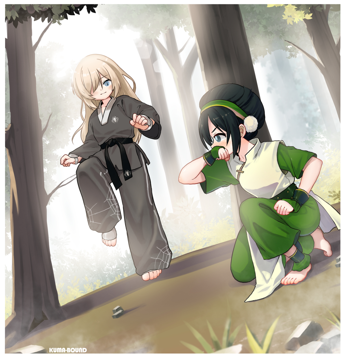 This is a pixiv picture whose title is 战斗结束.