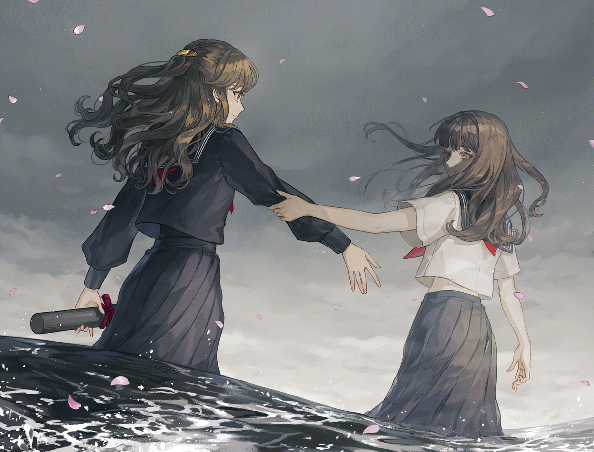 This is a pixiv picture whose title is 無題.