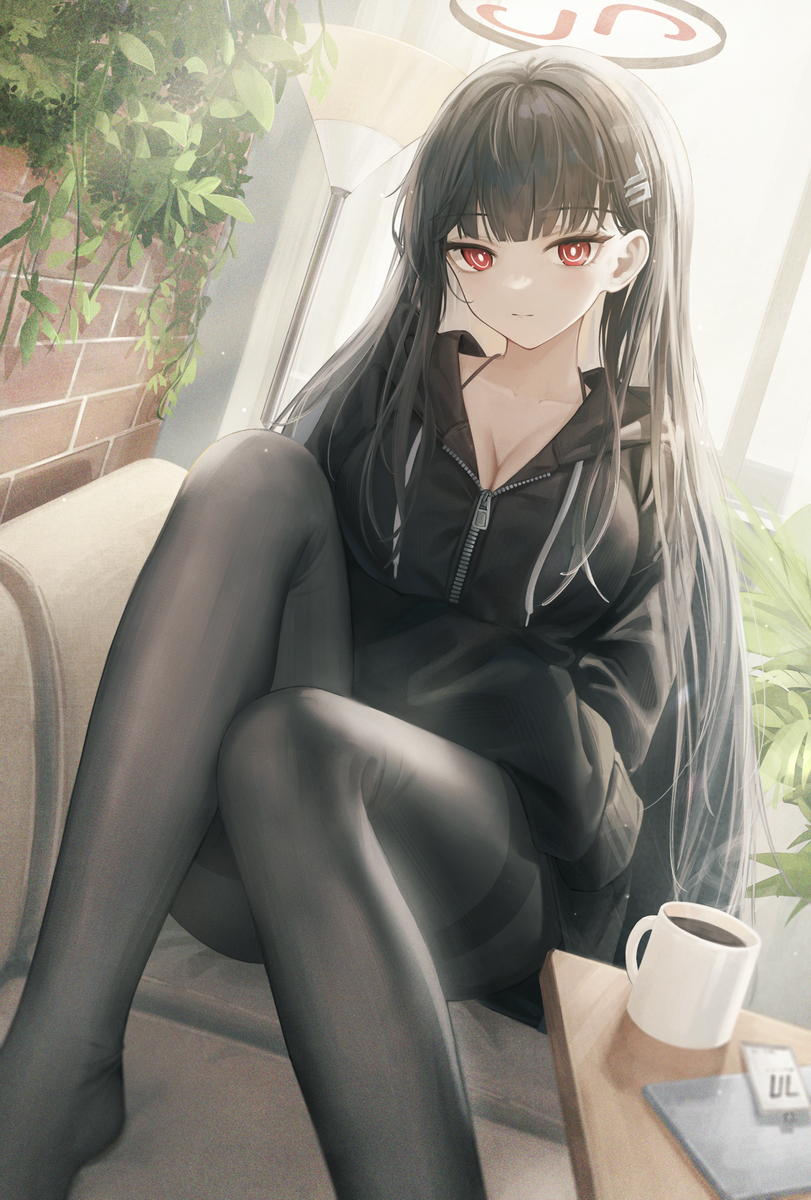 This is a pixiv picture whose title is 休日.