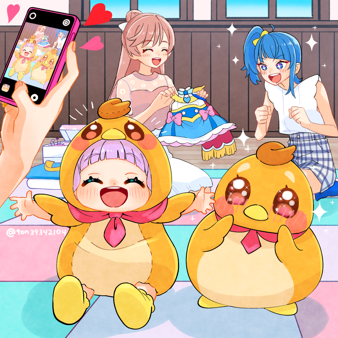 This is a pixiv picture whose title is プニバードエルちゃん🐥.