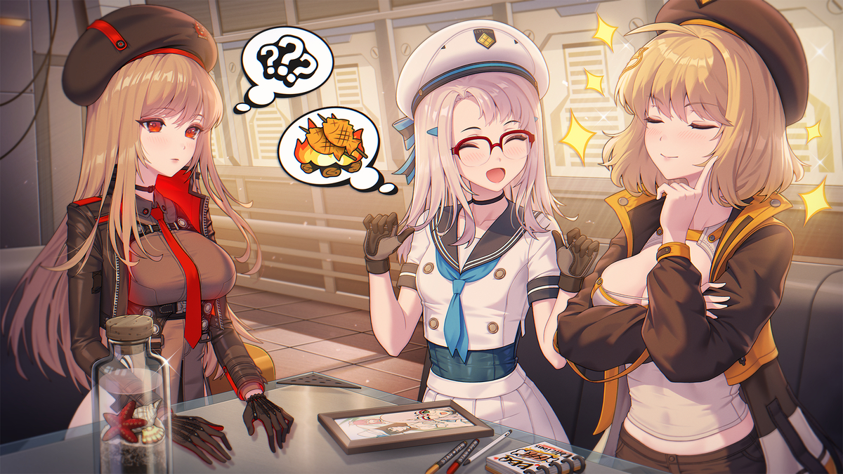 This is a pixiv picture whose title is NIKKE - Operation BBQ.