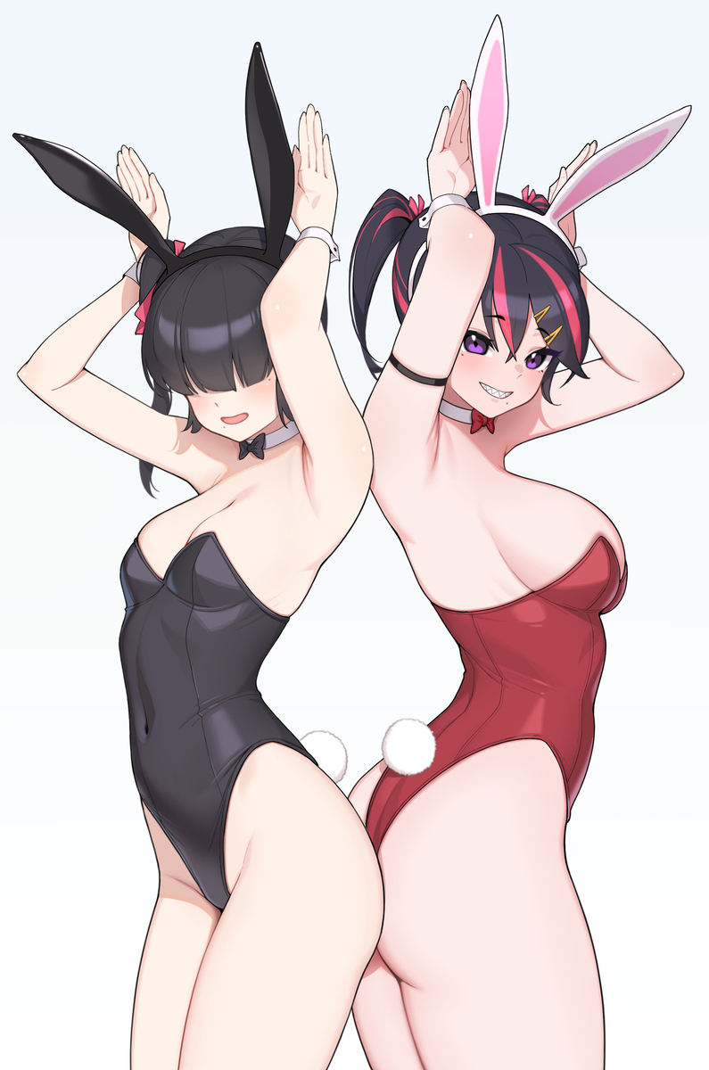 This is a pixiv picture whose title is BUNNY！.