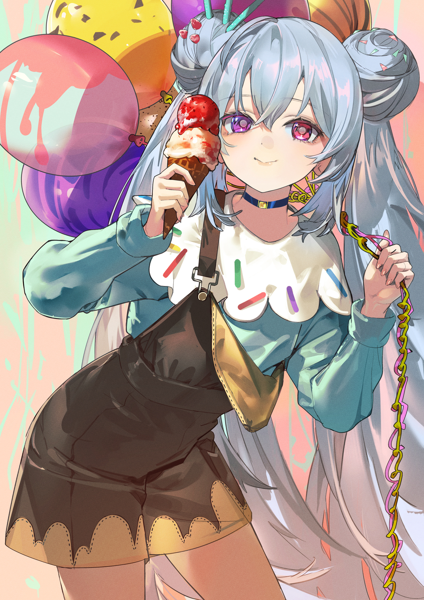 This is a pixiv picture whose title is アイスクリーム.