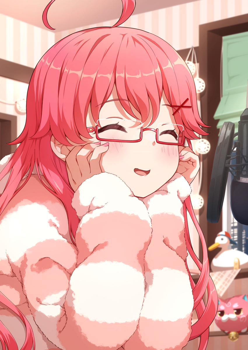 This is a pixiv picture whose title is ジェラピケメガネみこち🌸.