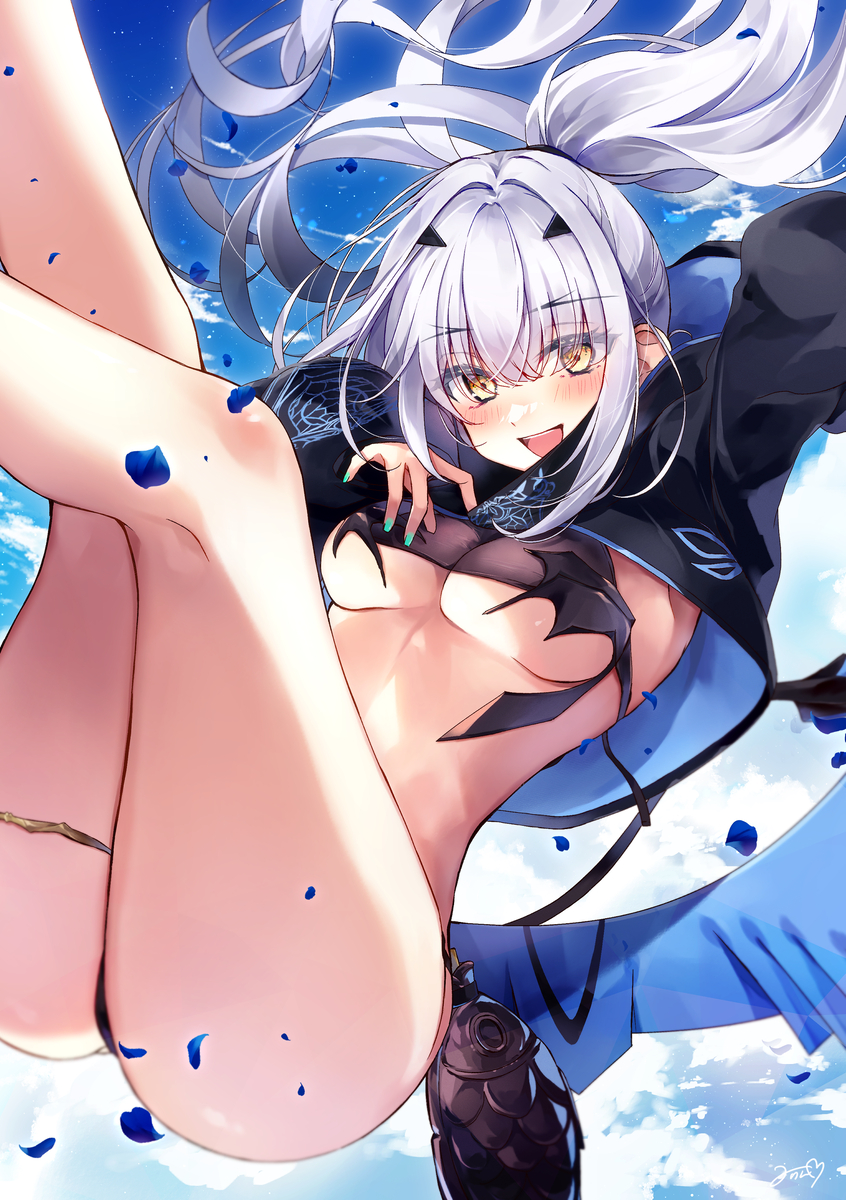 This is a pixiv picture whose title is 水着メリュジーヌ.