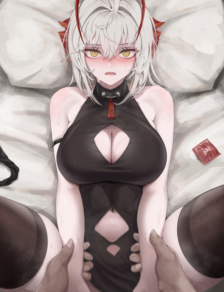 This is a pixiv picture whose title is W.