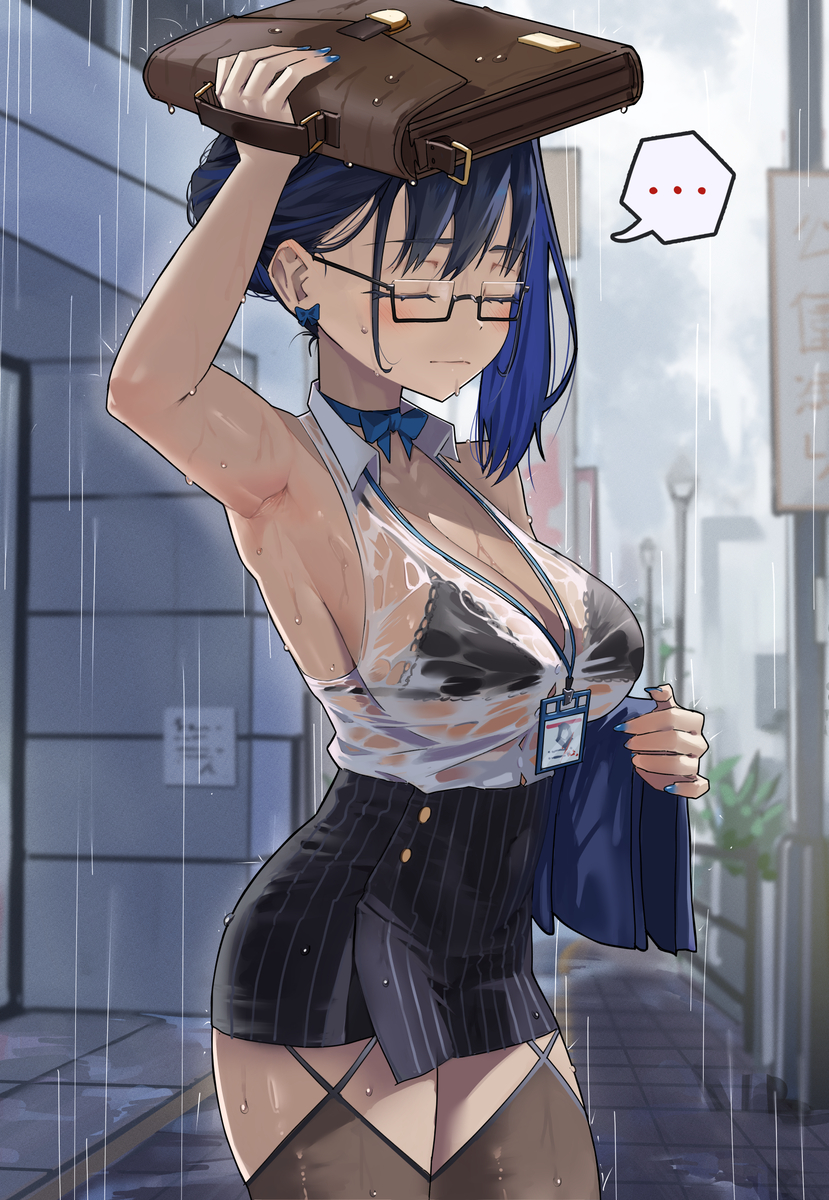 This is a pixiv picture whose title is Kronii.