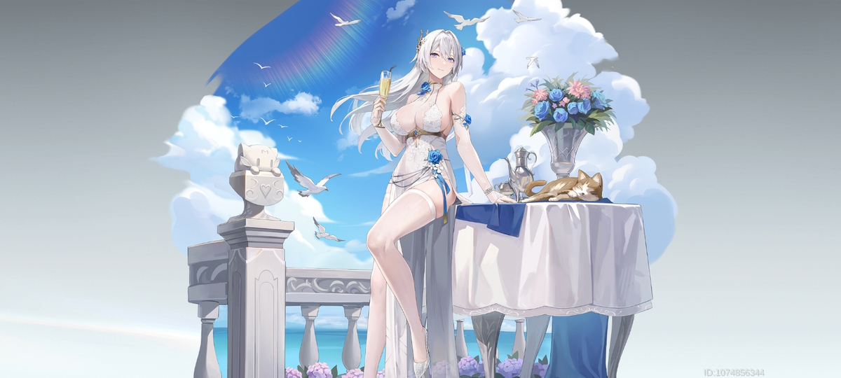 This is a pixiv picture whose title is 深空之眼庚辰海上的私语.
