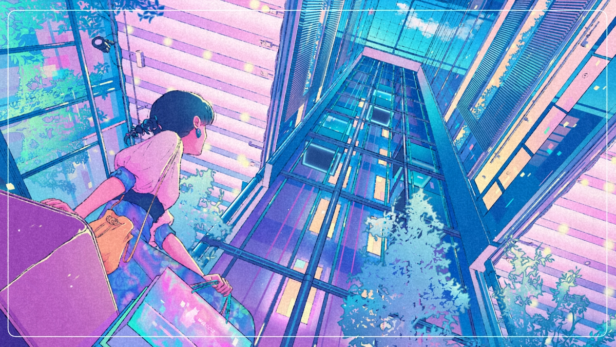 This is a pixiv picture whose title is ソラリアプラザ.