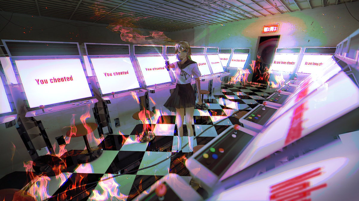 This is a pixiv picture whose title is チートしただろ.