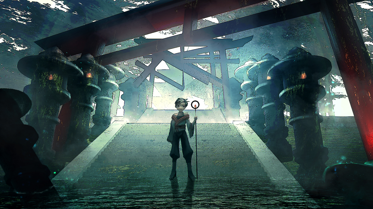 This is a pixiv picture whose title is 壊れ始めた世界.