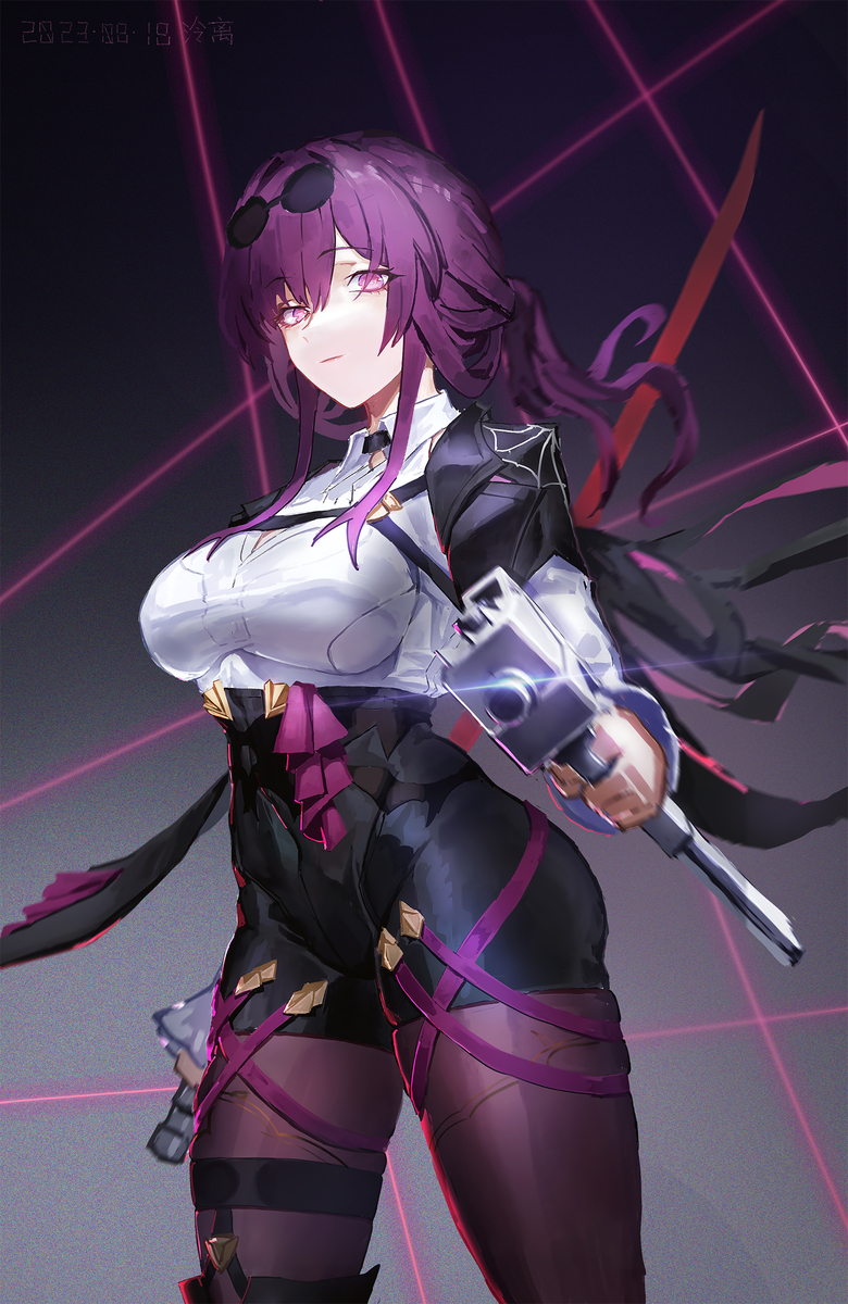 This is a pixiv picture whose title is 卡芙卡.