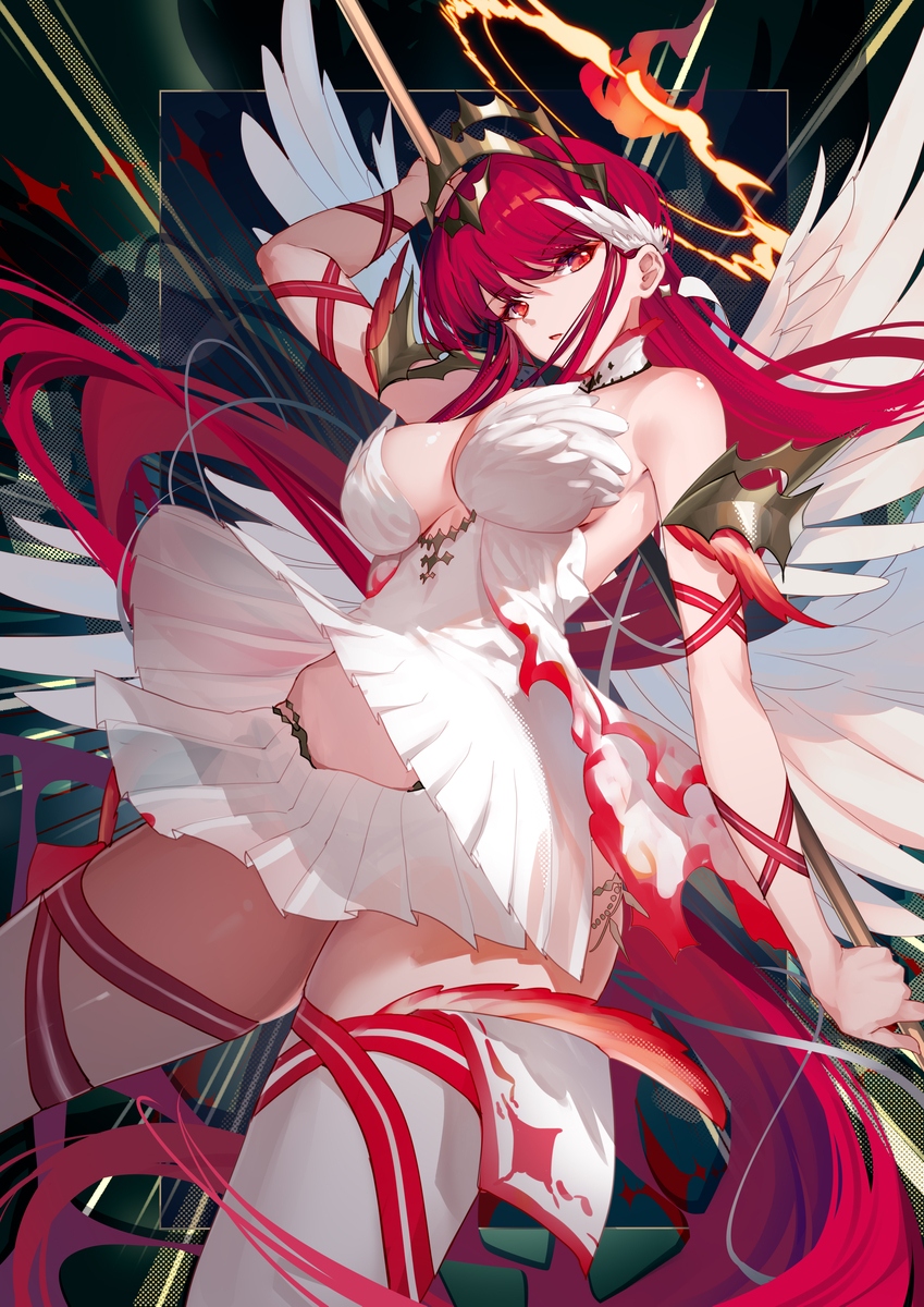 This is a pixiv picture whose title is 神光.