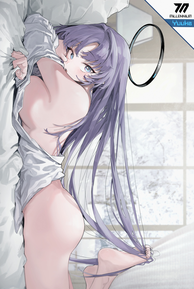 This is a pixiv picture whose title is yuuka!!.