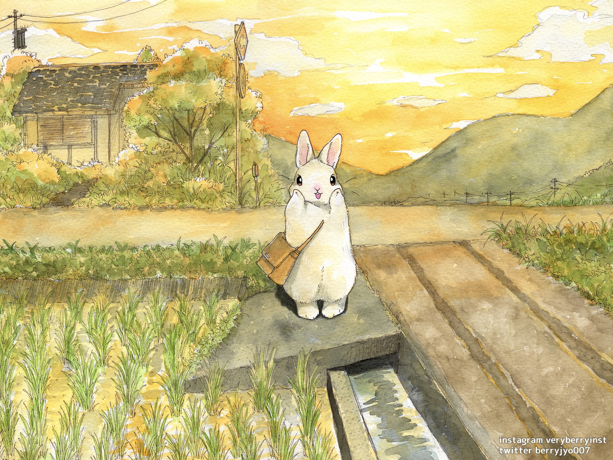 This is a pixiv picture whose title is 〜うさぎさんのお盆11〜.