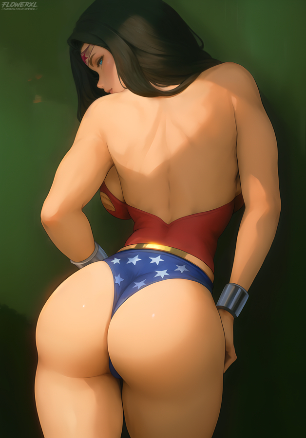 This is a pixiv picture whose title is Wonder Woman.