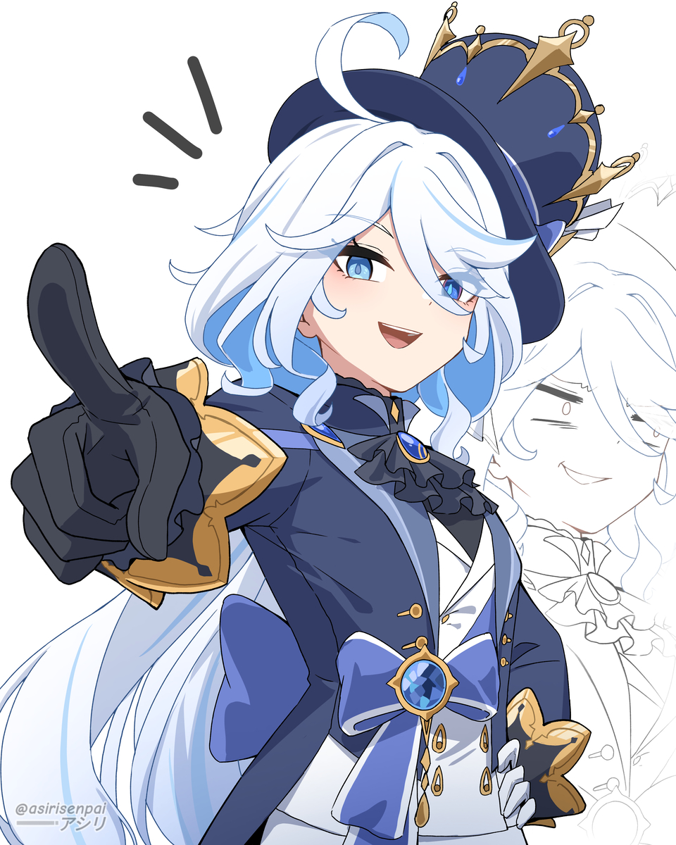 This is a pixiv picture whose title is Furina.