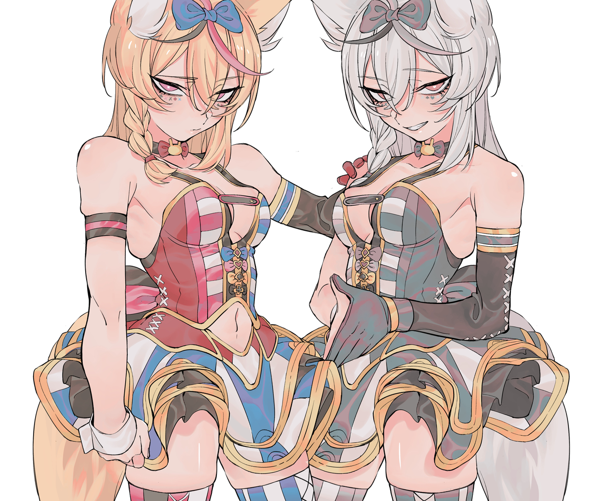 This is a pixiv picture whose title is 正反.