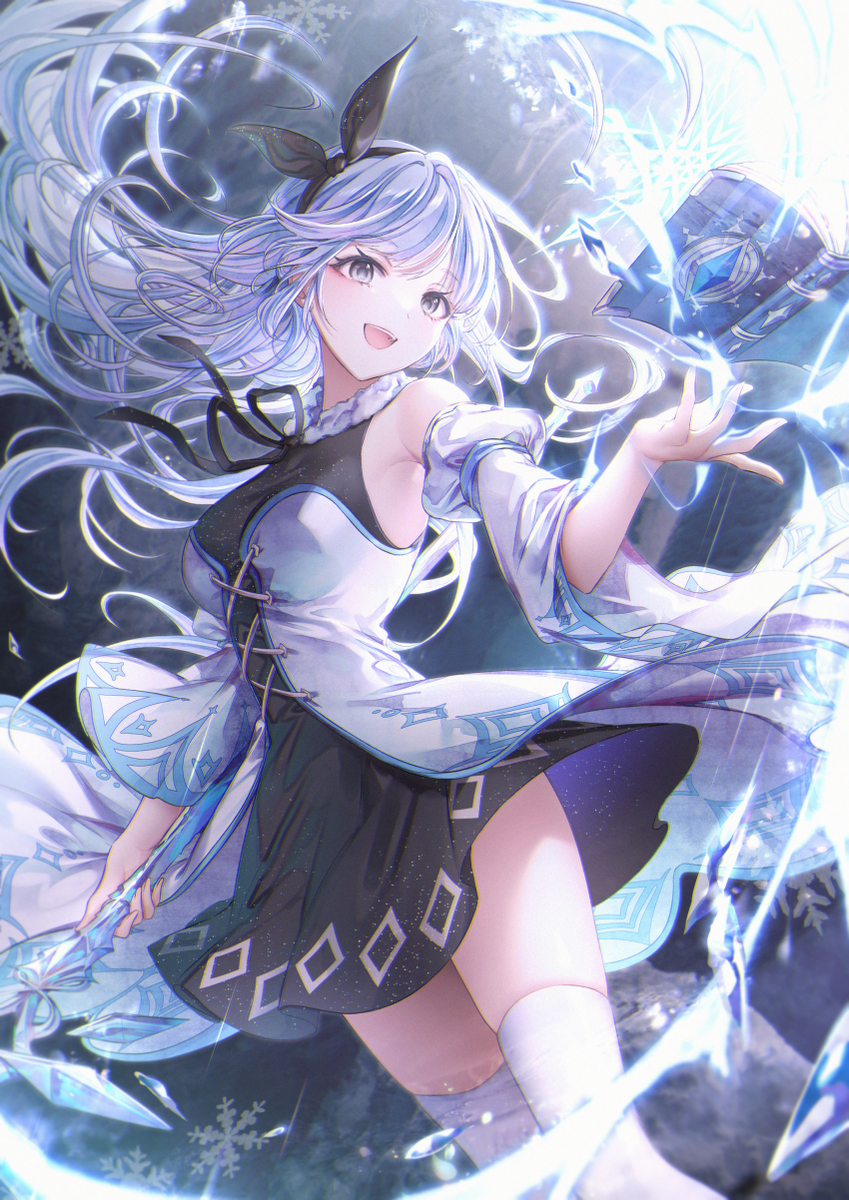 This is a pixiv picture whose title is ❄️Arch mage❄️.