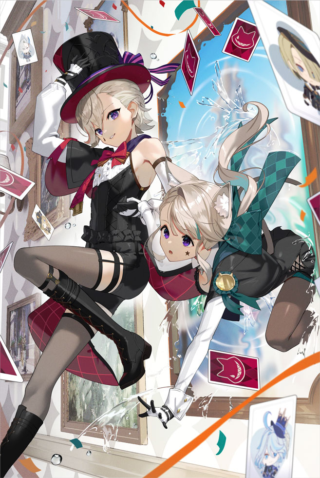 This is a pixiv picture whose title is テイワットでの果てなき冒険の旅・フォンテーヌ編.