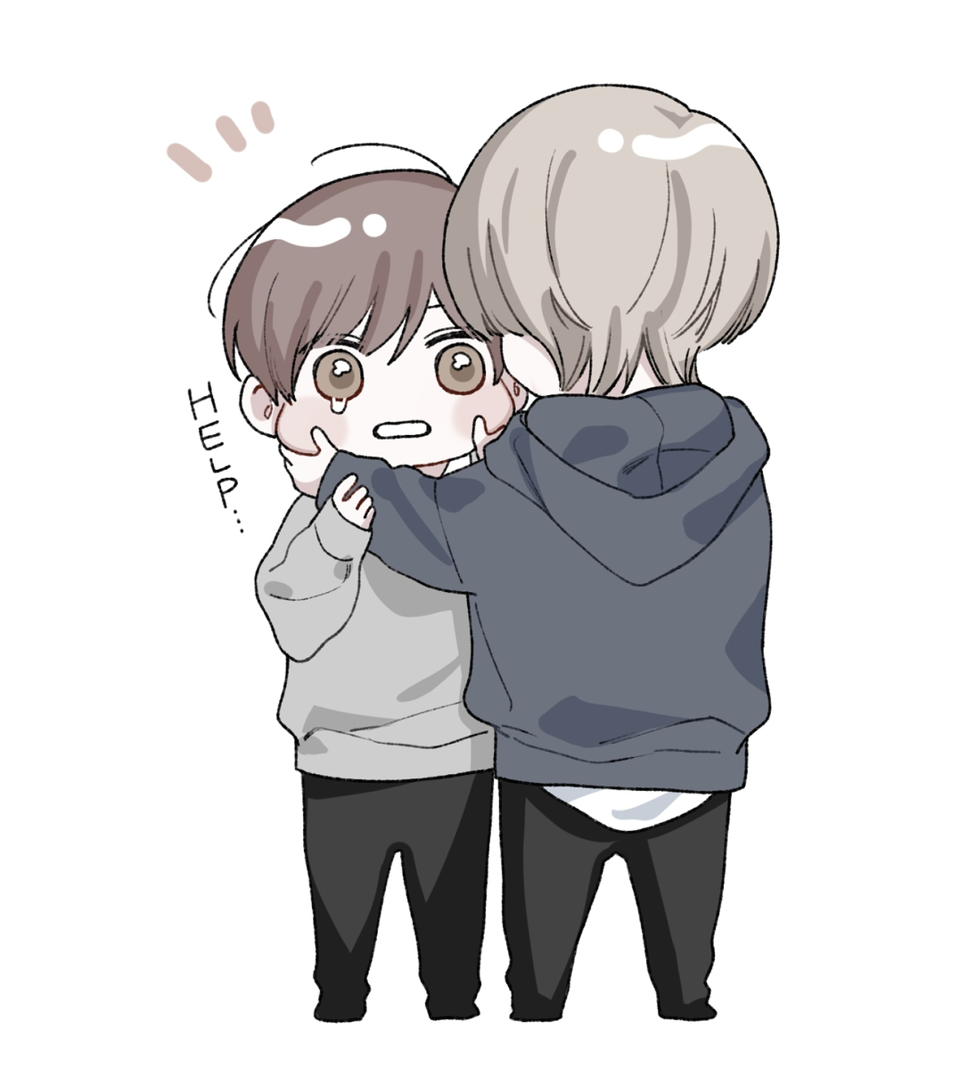 This is a pixiv picture whose title is 【創作BL】はじゆいいっぱい.