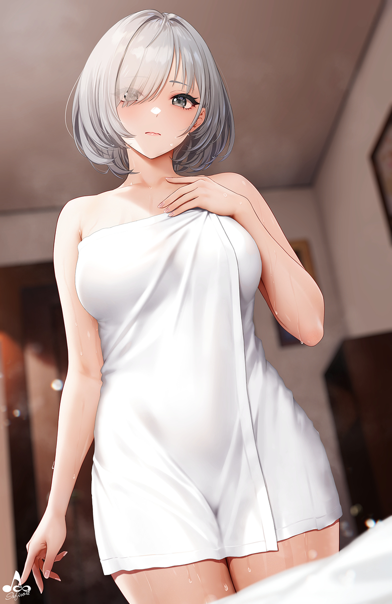 This is a pixiv picture whose title is 先にシャワー浴びてきた佐紹さん.