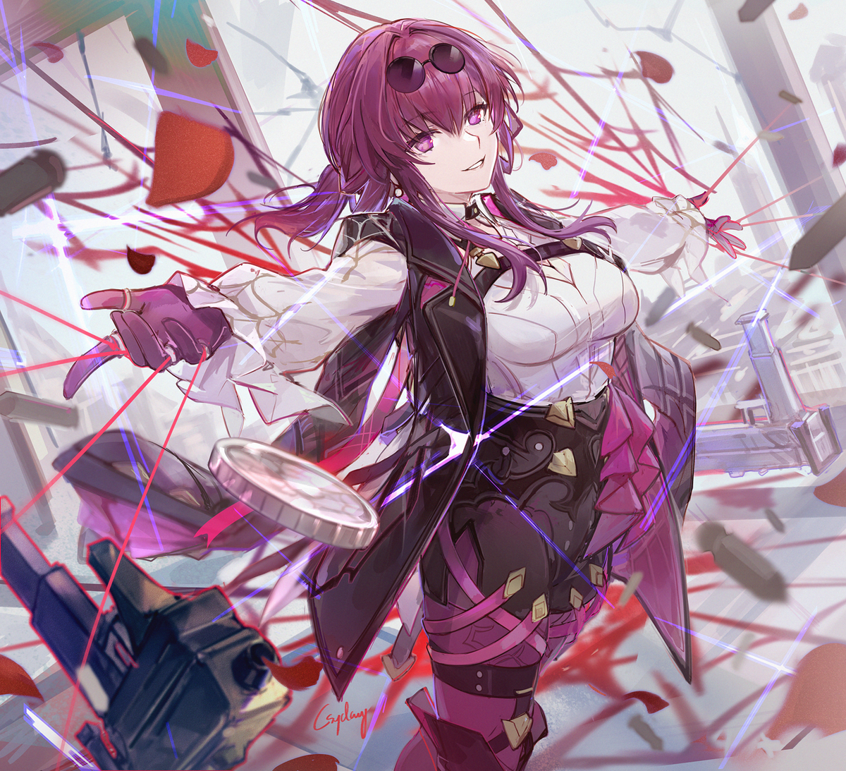 This is a pixiv picture whose title is 💥.