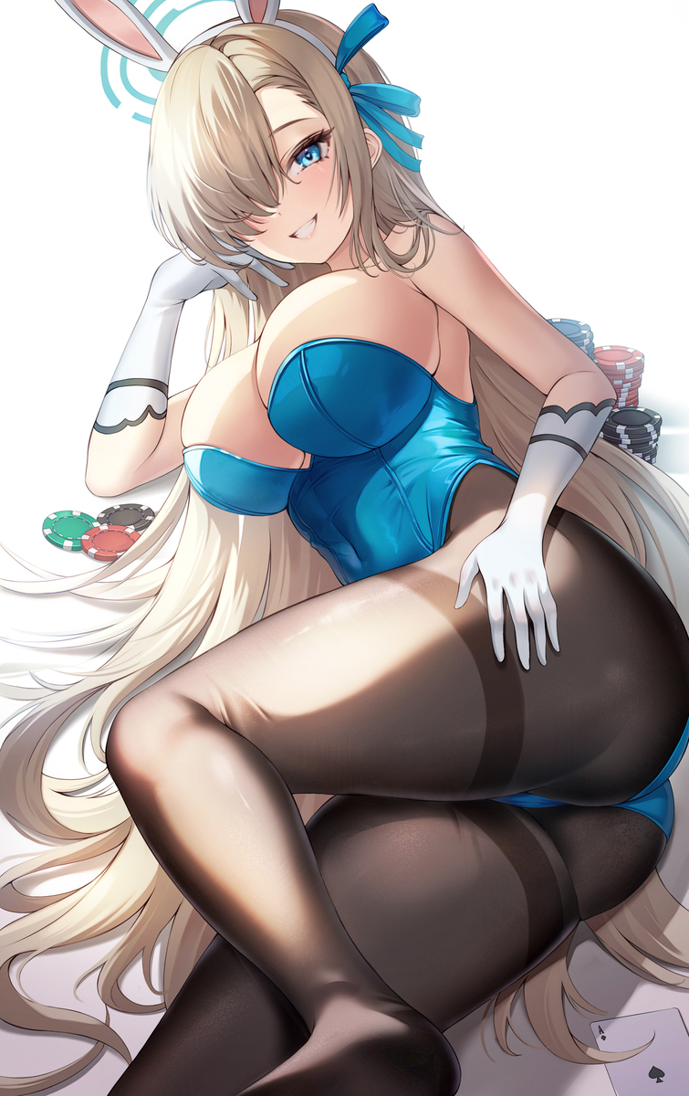 This is a pixiv picture whose title is アスナバニー.