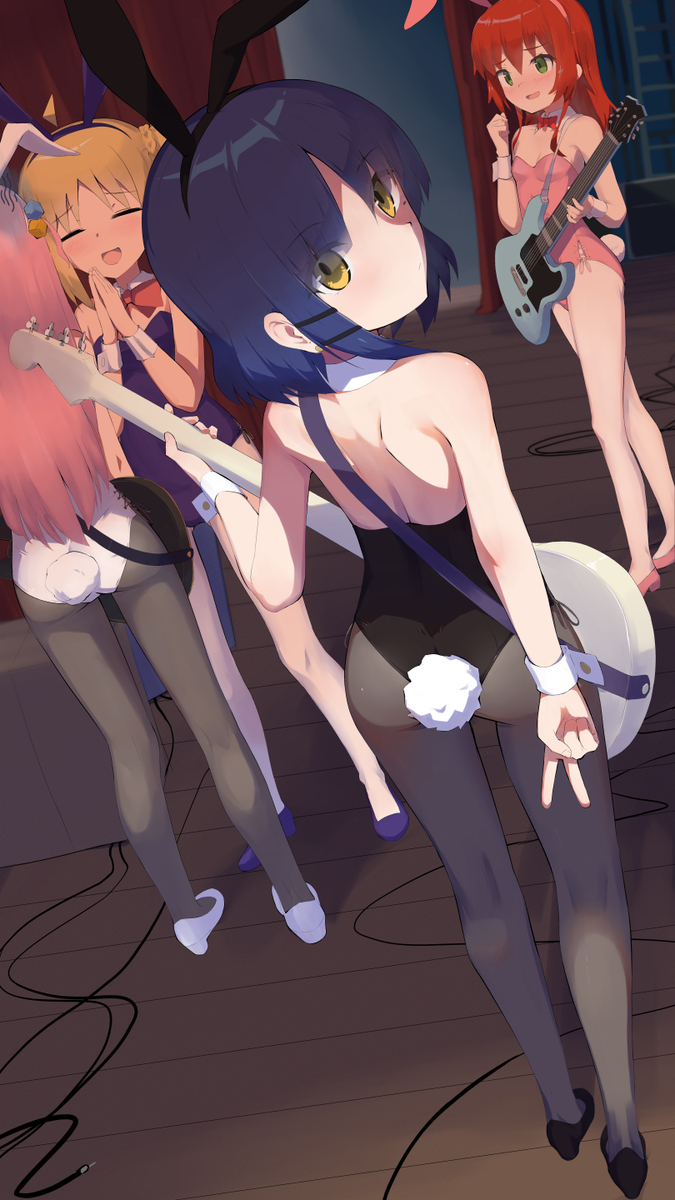 This is a pixiv picture whose title is Bunny concert.