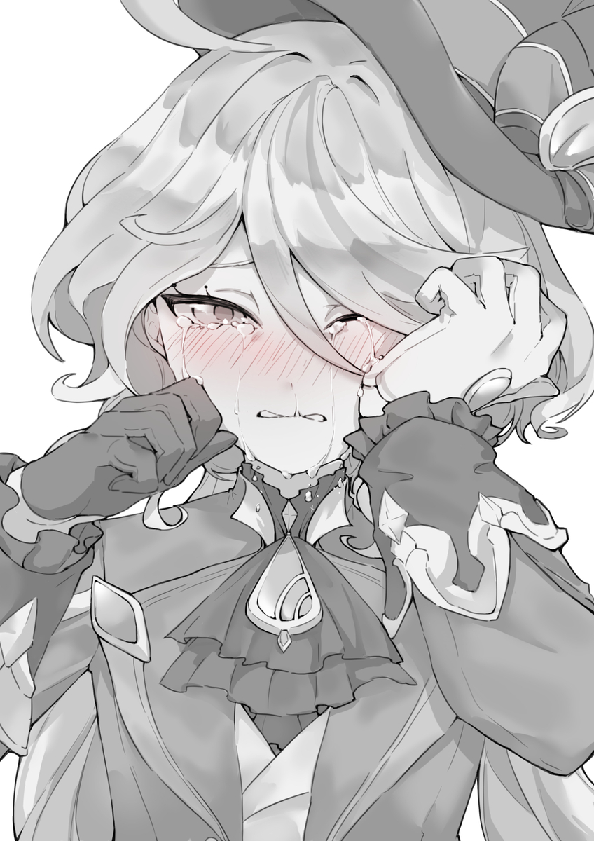 This is a pixiv picture whose title is 涙.