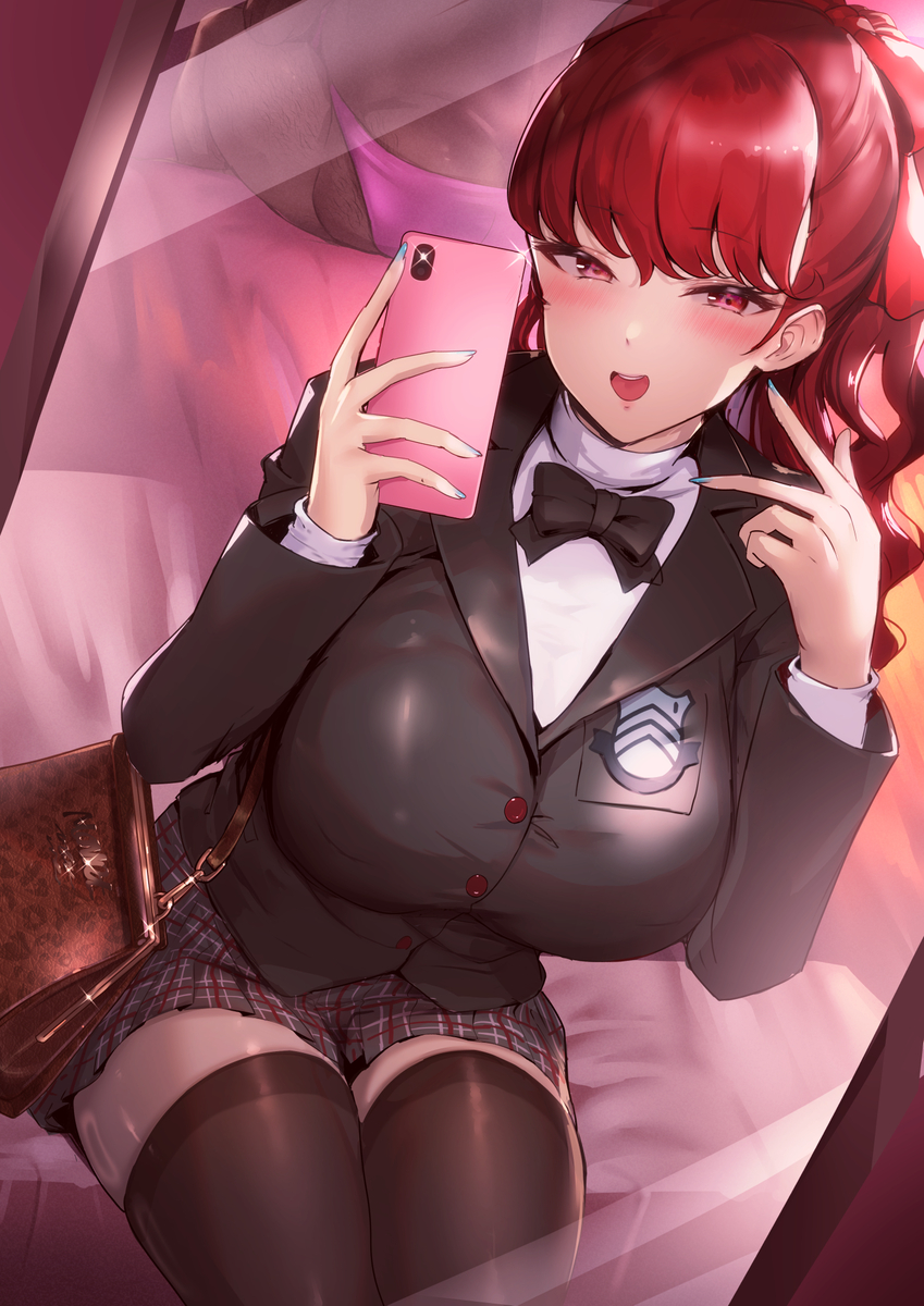 This is a pixiv picture whose title is 【リク絵】ペルソナ5　芳澤かすみ.